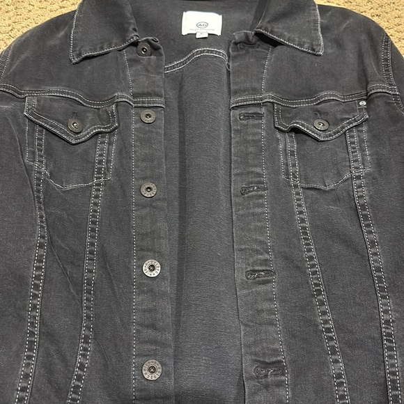 AG Black Denim Jacket - Picture 3 of 6